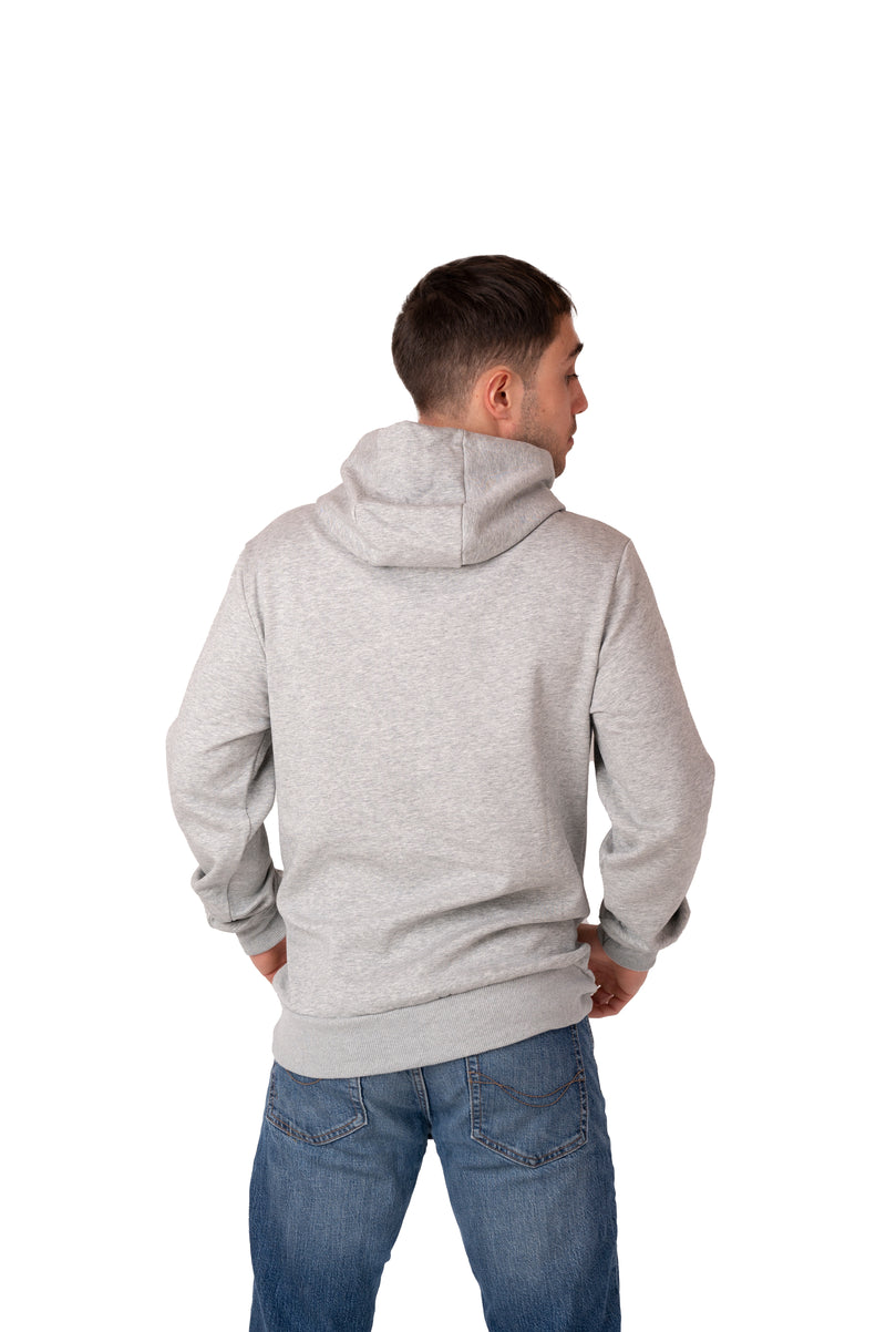 Sweat à capuche gris
